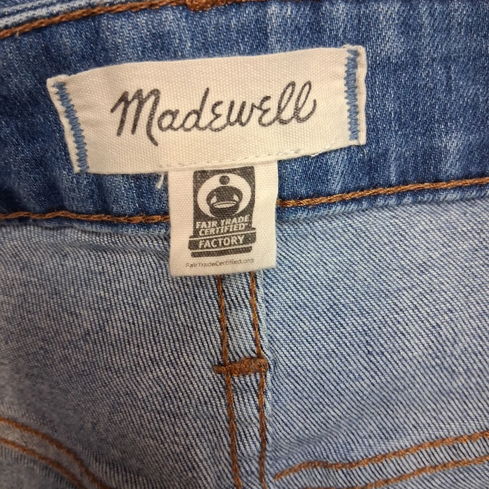 Madewell Medium Blue Cropped Bootcut Jeans Size 26 - Picture 2 of 16